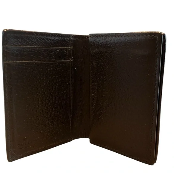 GUCCI GG Marmont Black Leather Card Case EUC Unisex Authenticity Guaranteed - Picture 4 of 13